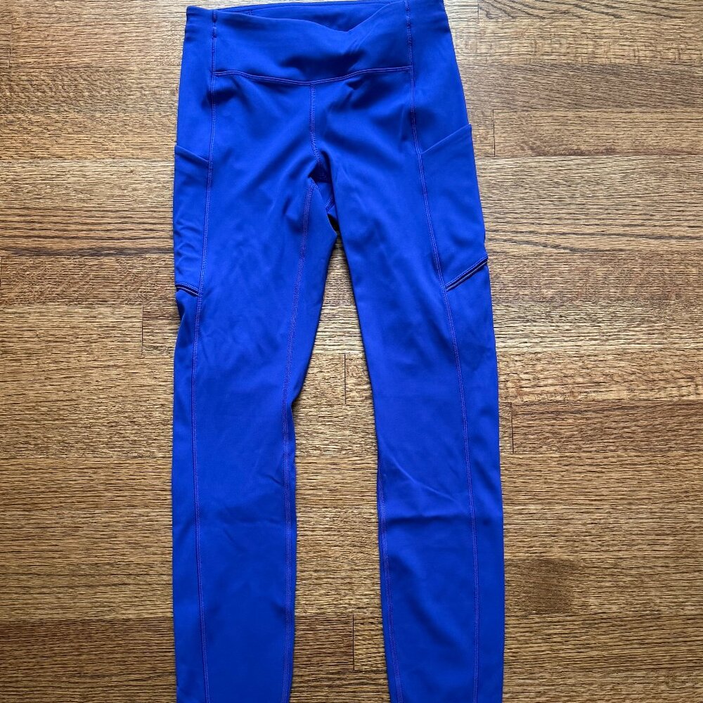 lululemon Speed Up Mid Rise Tight 28" Seawheeze Lazurite Size 4